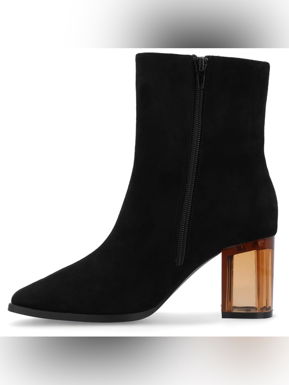 New in Box Journee Collection Black Clearie Bootie (8.5)
